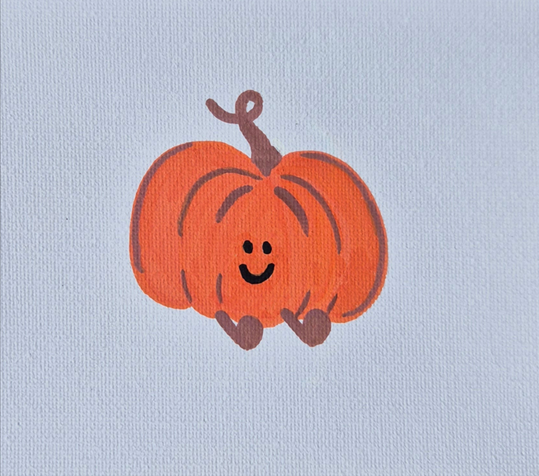 Pumpkin Jellycat Amusable Needlpoint Canvas