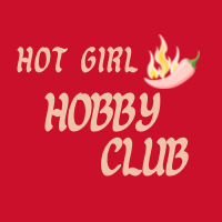 Hot Girl Hobby Club Needlepoint Canvas